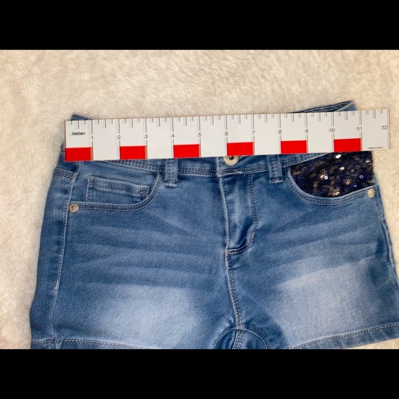 Girls Size 8 Jean Shorts Lot of 3 Arizona & VIGOSS - Picture 2 of 16